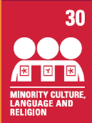 Image shows the United Nations rights of the child number 30 - minority culture, language and religion