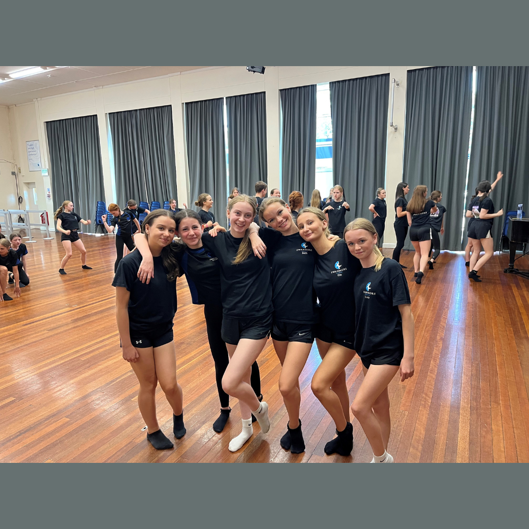 Image shows a group of pupils enjoying their workshop
