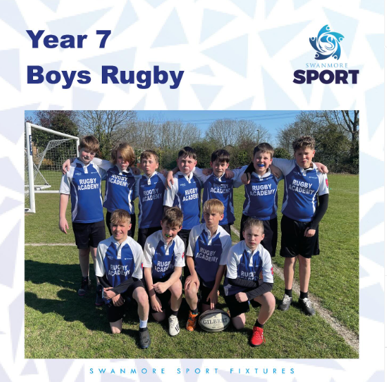 Image shows members of the Year 7 boys' rugby team at Toynbee