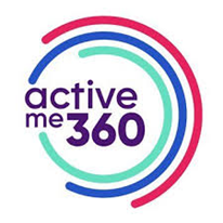 Image shows the active me 360 logo which the 3 Sixty Dance academy is part of.